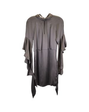 Vanessa Bruno Ruffled Asymmetric Sleeve - Gray