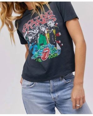 Daydreamer Rolling Stones Us Tour Ringer Tee - Blue
