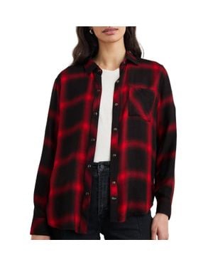Rails Hunter Button Up Shirt - Red