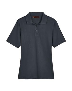 Harriton Advantage Snag Protection Plus Polo - Black