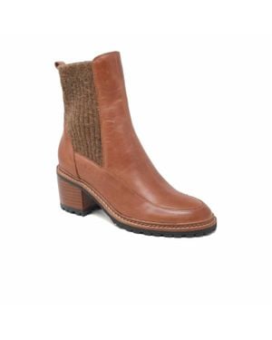 DJANGO & JULIETTE Barret Heeled Ankle Boots - Brown