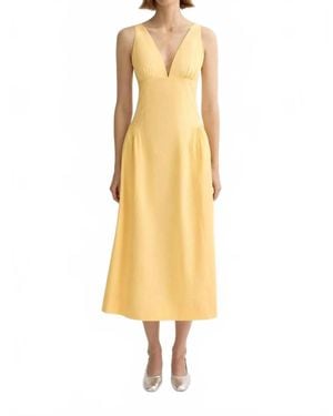 Posse Lindie Midi Dress - Yellow