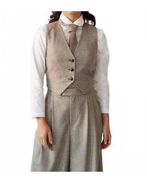 RoseVelvet Diane Vest - Brown