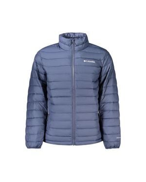 Columbia Blue Polyester Men's Jacket