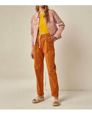 DELUC Octavia Drawstring Pants - Orange