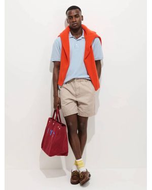Alex Mill Pull On Cotton Short - Red
