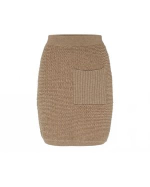 Lisa Yang Imogen Mini Skirt - Natural