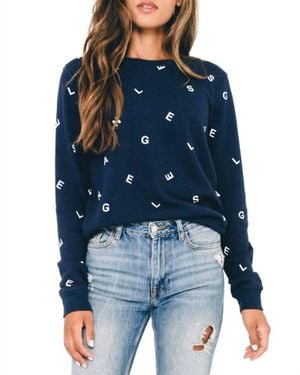 Sol Angeles Scramble Pullover - Blue
