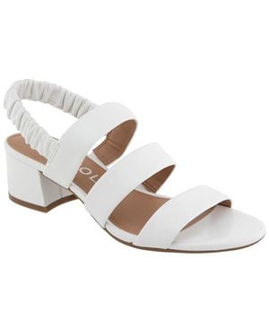 Aerosoles Clarissa Leather Heeled Sandal - White