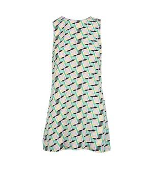 Attic And Barn Viscose Silk Top - Green
