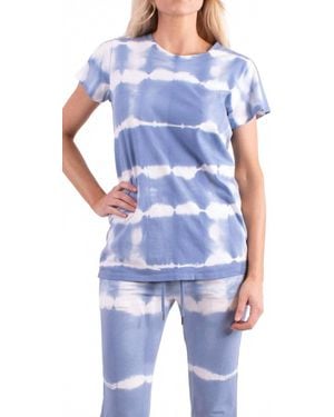 Gigi Moda Breanna Short Sleeve T-Shirt - Blue