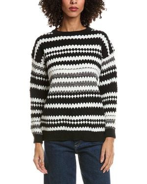 Madison Miles Crewneck Sweater - Black