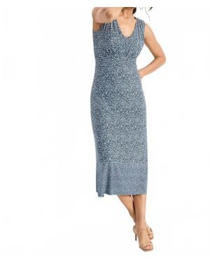 NIC+ZOE Coastal Geo Ella Dress - Blue