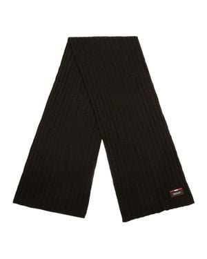 Bally Knit Wool Scarf - Black
