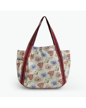 ILEA [Soulmate] 100% Cotton Eco Canvas Shoulder Tote Bag Shopper Bag Multiple Pockets - Green