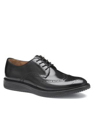 Johnston & Murphy Upton Wingtip Lace Up Dress Shoe - Black