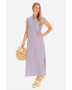 Duffield Lane The Gaia Maxi Dress - Purple