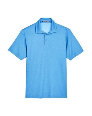 Devon & Jones Crownlux Performance Address Mlange Polo - Blue