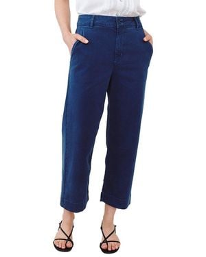 Bella Dahl Saige Wide Leg Crop Pant - Blue