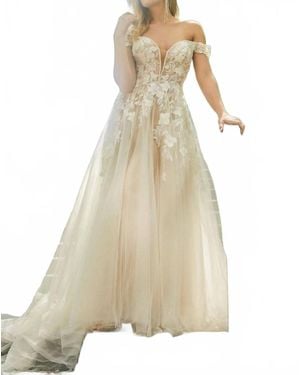 Madison James Leah Wedding Gown - Natural