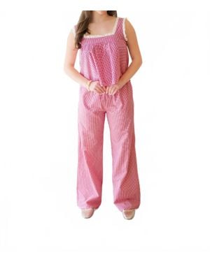 needii Gingham Pants - Pink
