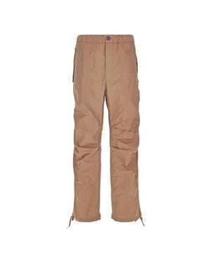 Ferragamo Ferragamo Drawstring Cargo Pants - Natural