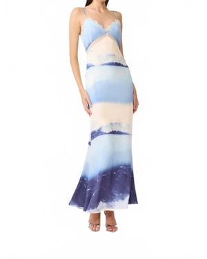 Curaae Eska Cami Maxi Slip Dress - Blue