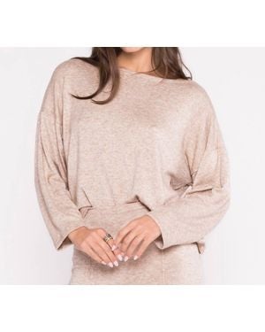 Ripley Rader Sweater Knit Boat Neck Top - Pink