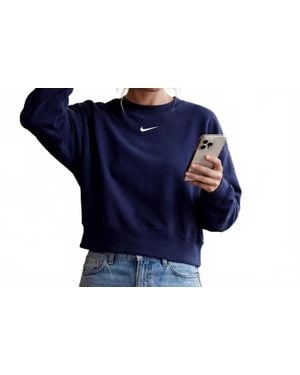 Nike Phoenix Fleece Crewneck Sweatshirt - Blue