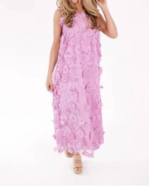 marie The Bria Midi Dress - Pink