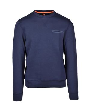 Sunstripes Cotton-Blend Stretch Sweatshirt - Blue