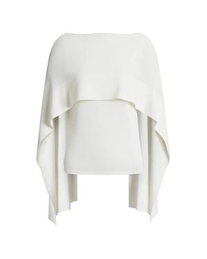 Alberta Ferretti Cape Shirt - White