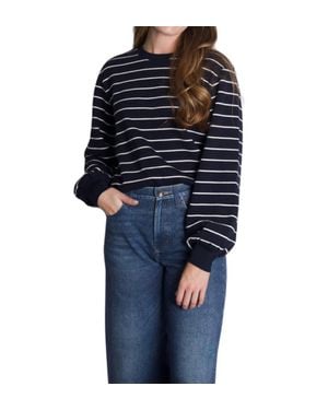 FRAME Blouson Sleeve Sweatshirt - Blue
