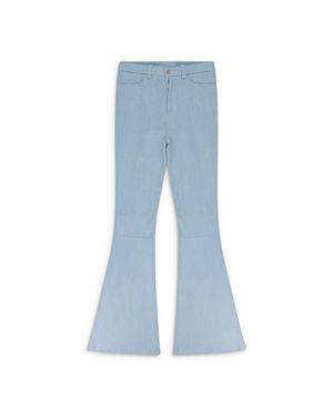 Unravel Project Light Denim Straight Pants - Blue