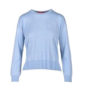 Wild Cashmere Silk And Cashmere Sweater - Blue