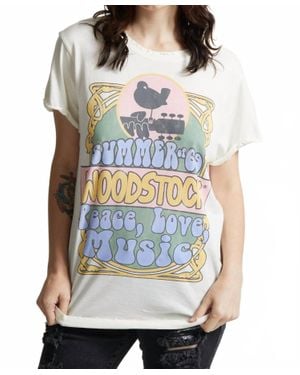 Recycled Karma Woodstock Summer Tee - Natural