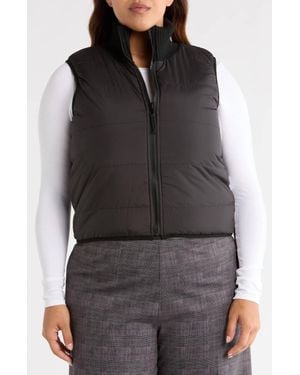 Lyssé Prudence Reversible Puffer Vest - Black
