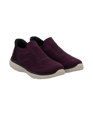 Rieker M5072 Slip-On Sneaker - Purple