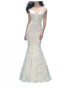 Allure Bridals Mermaid Wedding Dress - White