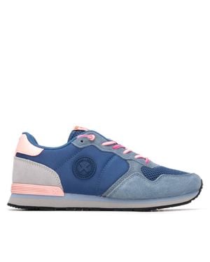 Xti Lace-Up Sneakers By - Purple