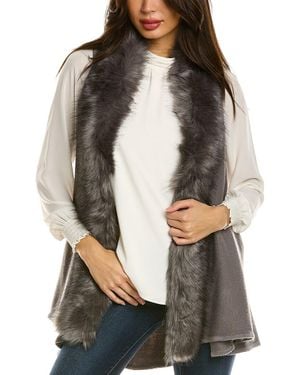 Surell Draped Vest - Gray
