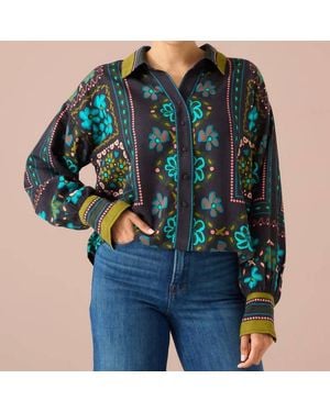 Alivia Roxanne Shirt - Blue