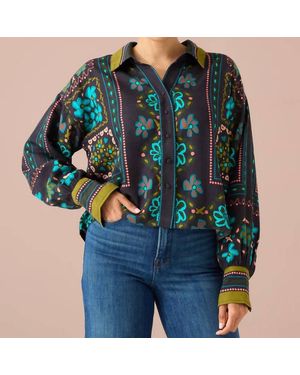 Alivia Roxanne Shirt - Blue