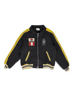 Rhude Le Soleil Satin Bomber - Blue