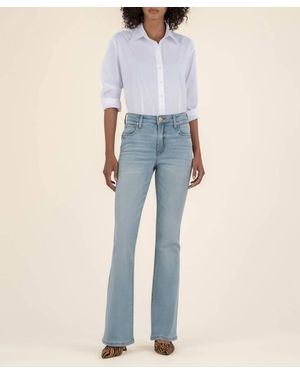 Kut From The Kloth Ana High Rise Fab Ab Flare Jeans - Blue