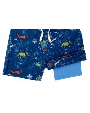 Chubbies Rex Marks Swim Trunks - Blue