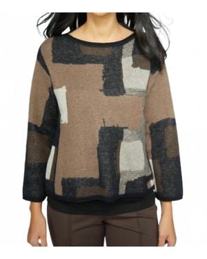Liv by Habitat Modern Collage Sweater - Black