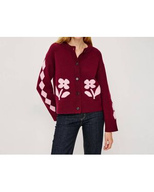 Rails Mavie Cardigan Sweater - Red