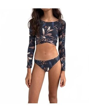 MALAI Girls Wild Folliage Stardust Set - Black