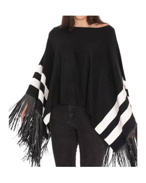 Vecceli Beth Poncho - Black